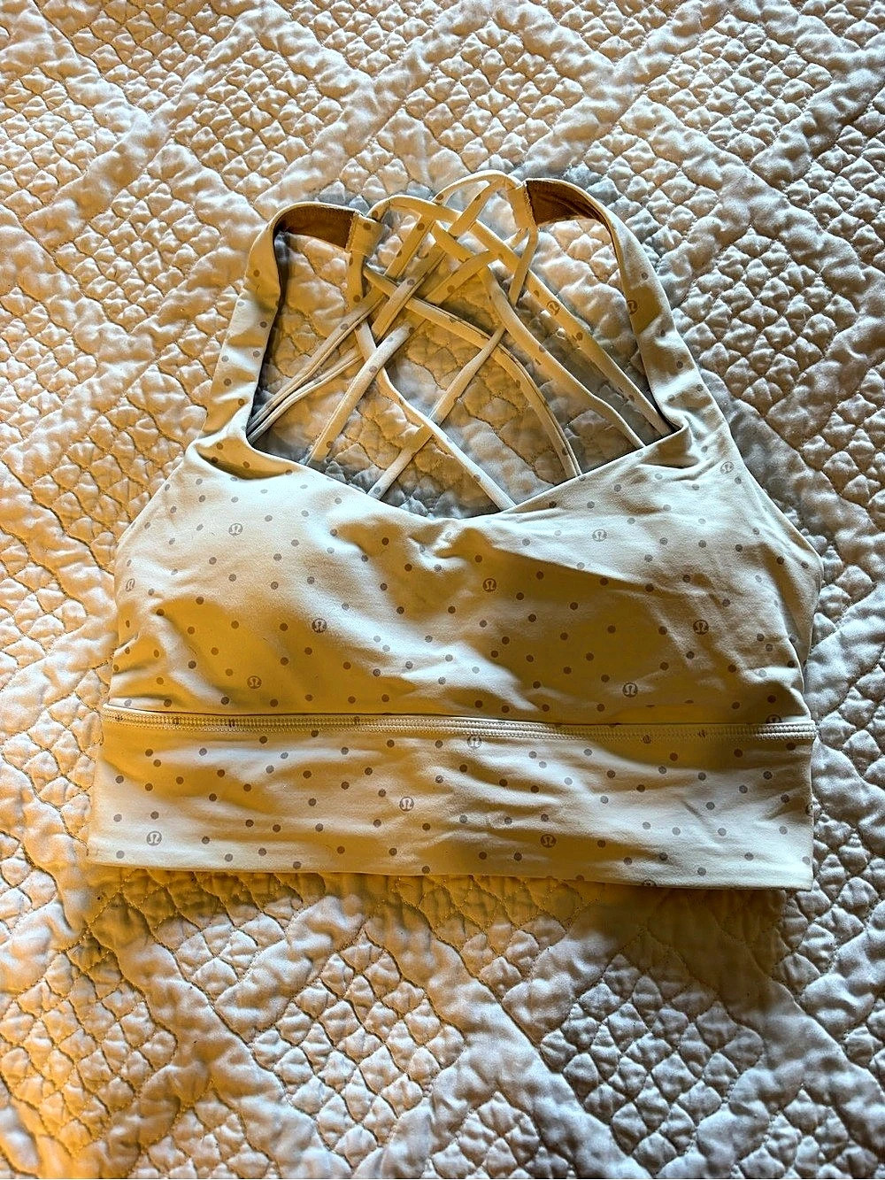 lululemon Sports Bra Polka Dot size 6
